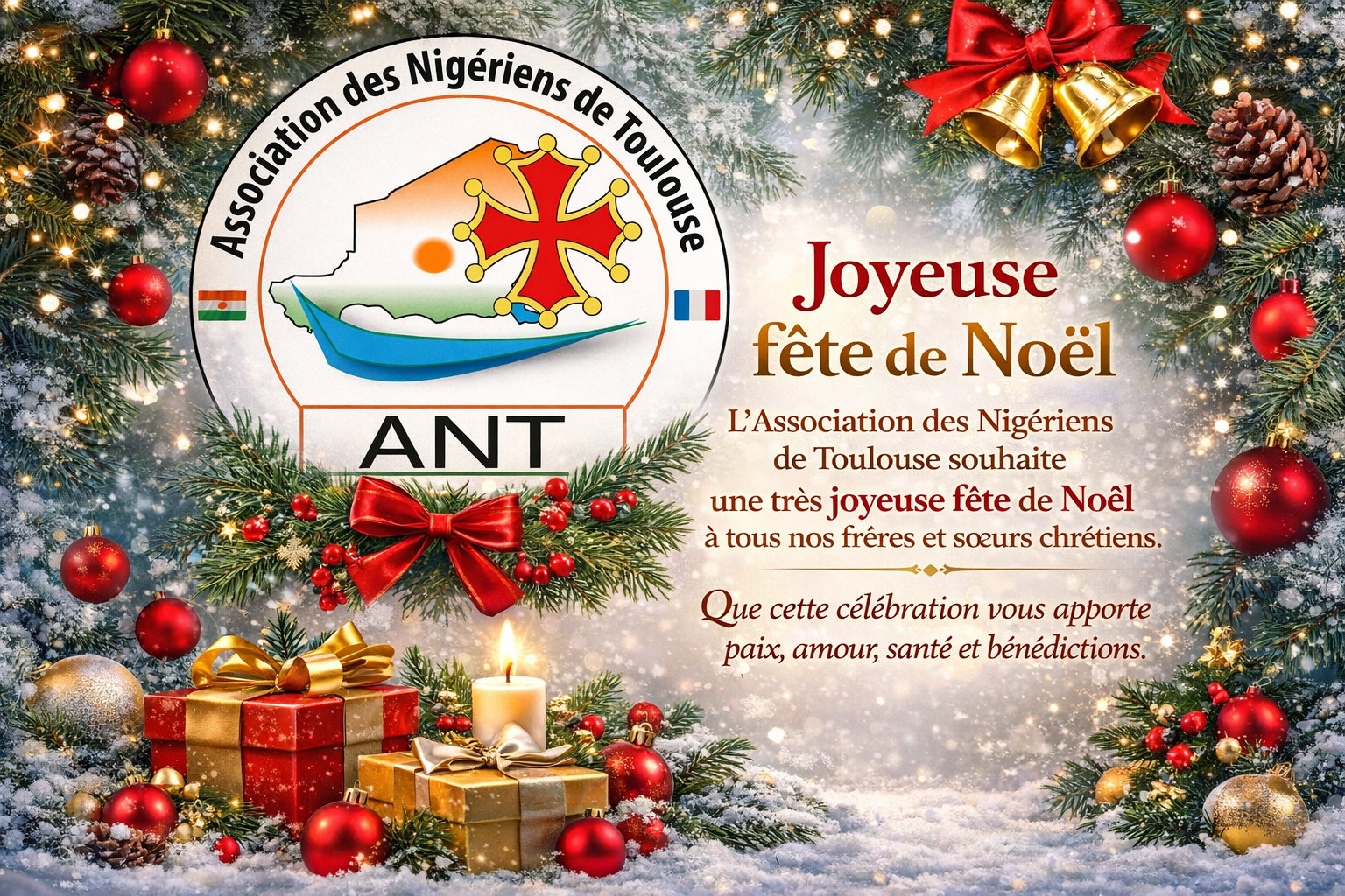 Joyeuse fête de Noël - Association des Nigériens de Toulouse (ANT)
